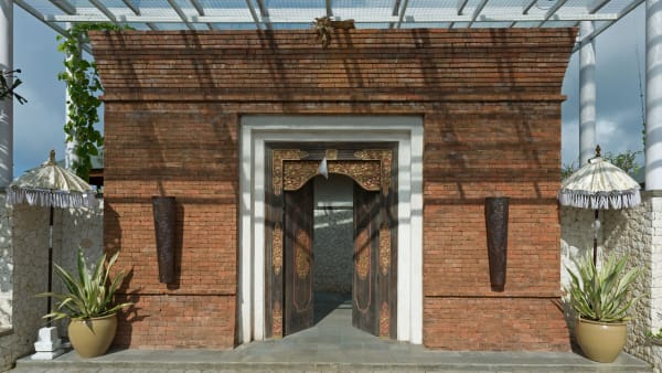 Pandawa Cliff Estate - Villa Marie - The entrance